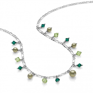Collana in Argento con cristalli